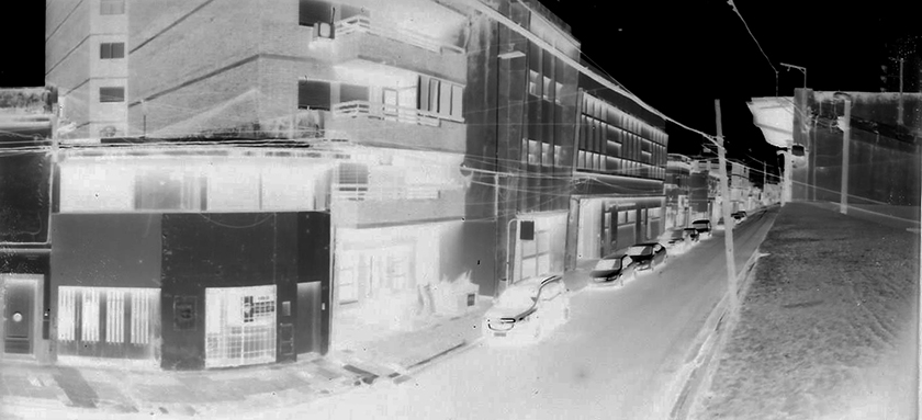 Calle 9 de Julio desde el balcón, de Evange Chiaraviglio