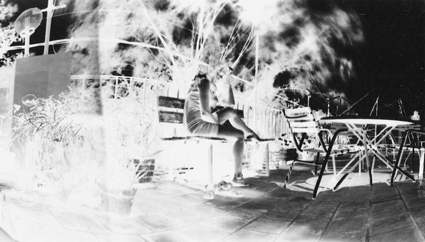 Foto con modelo, de Liliana Mesquida